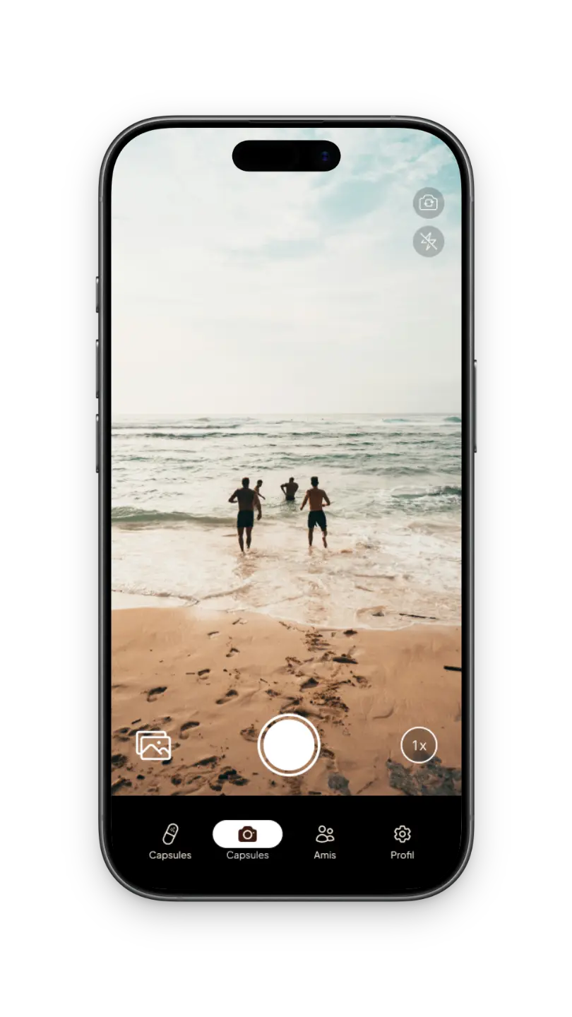 Aperçu de l'app - écran 1